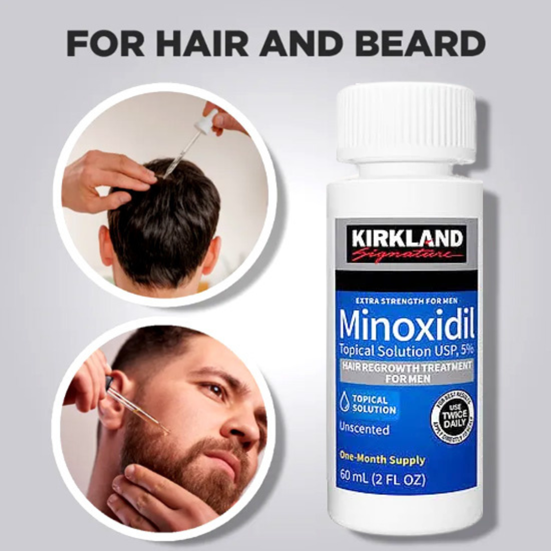 Kirkland Minoxidil 5% Liquid & Scalp Applicatror – 3 Months Supply