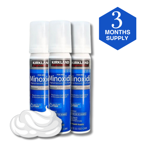 Kirkland Minoxidil 5% Foam – 3 Months Supply