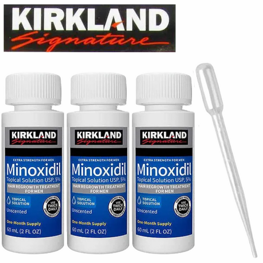 Kirkland Minoxidil 5% Liquid – 3 Months Supply