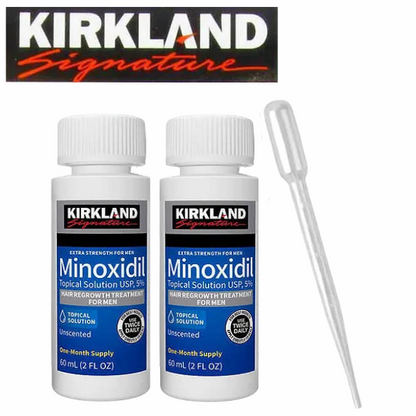 Kirkland Minoxidil 5% Liquid – 2 Months Supply