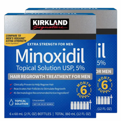 Kirkland Minoxidil 5% Liquid – 12 Months Supply