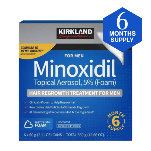 Kirkland Minoxidil 5% Foam – 6 Months Supply