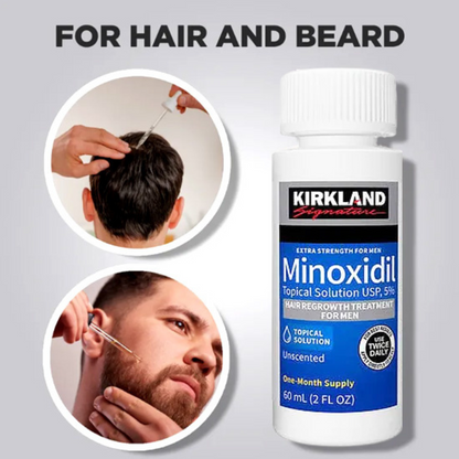 Kirkland Minoxidil 5% Liquid & Scalp Applicator – 2 Months Supply