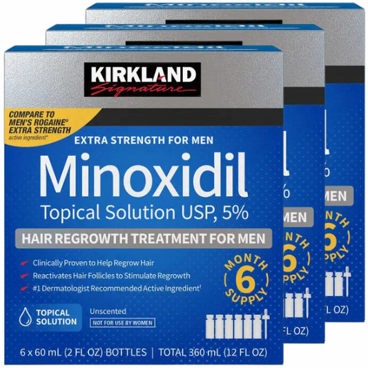 Kirkland Minoxidil 5% Liquid – 18 Months Supply